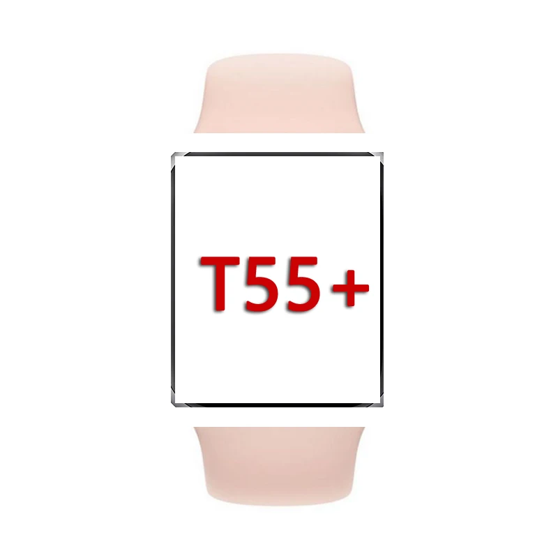 

T55 Bt Call 1.54inch Smart watch Sport with 2 Straps Cellular Menu Dual Mode Fitpro App Fitness tracker Smartwatch T55, Black, pink, white