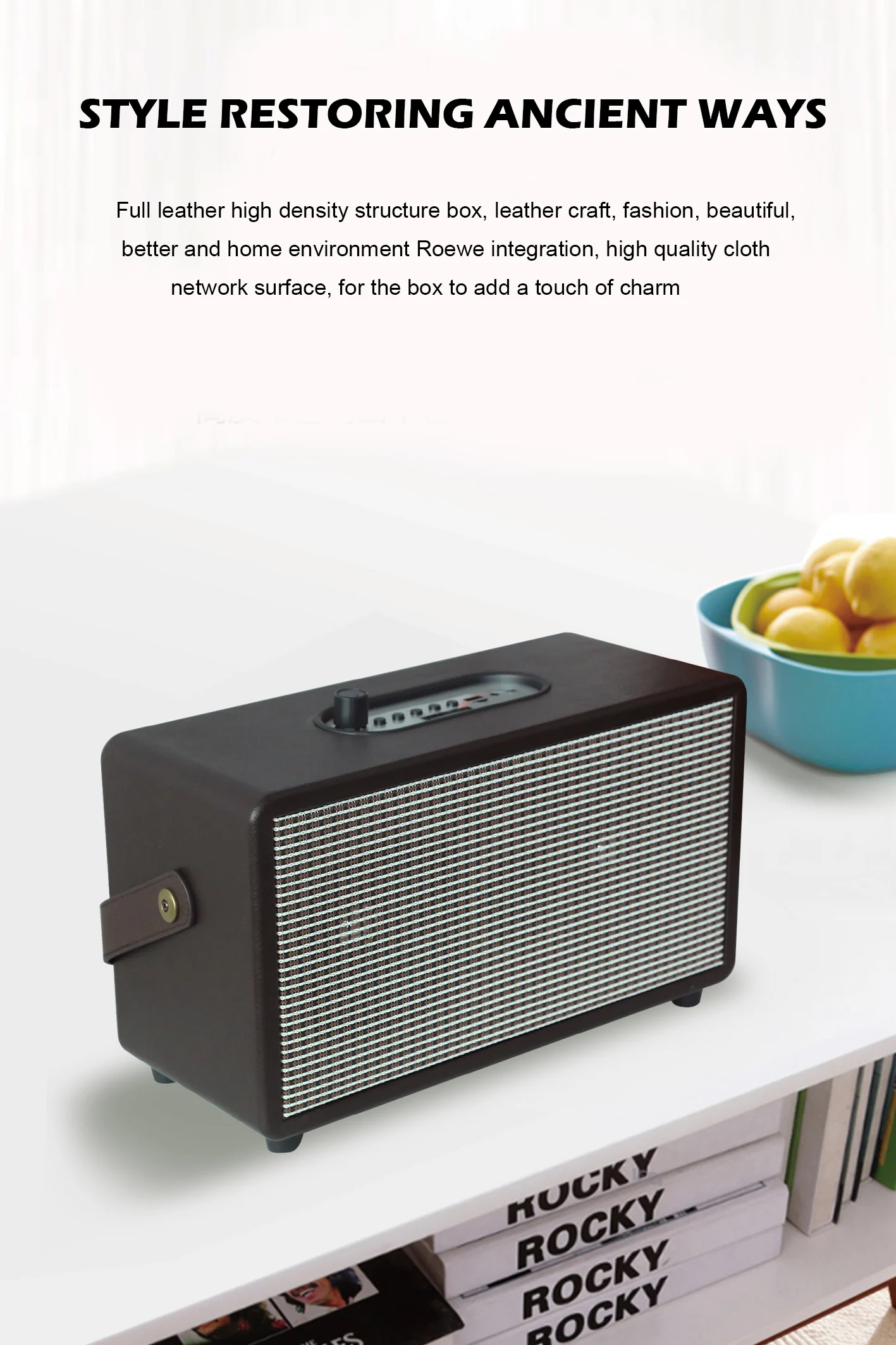 High power portable trolley wireless bluetooth speaker - ANKUX.COM