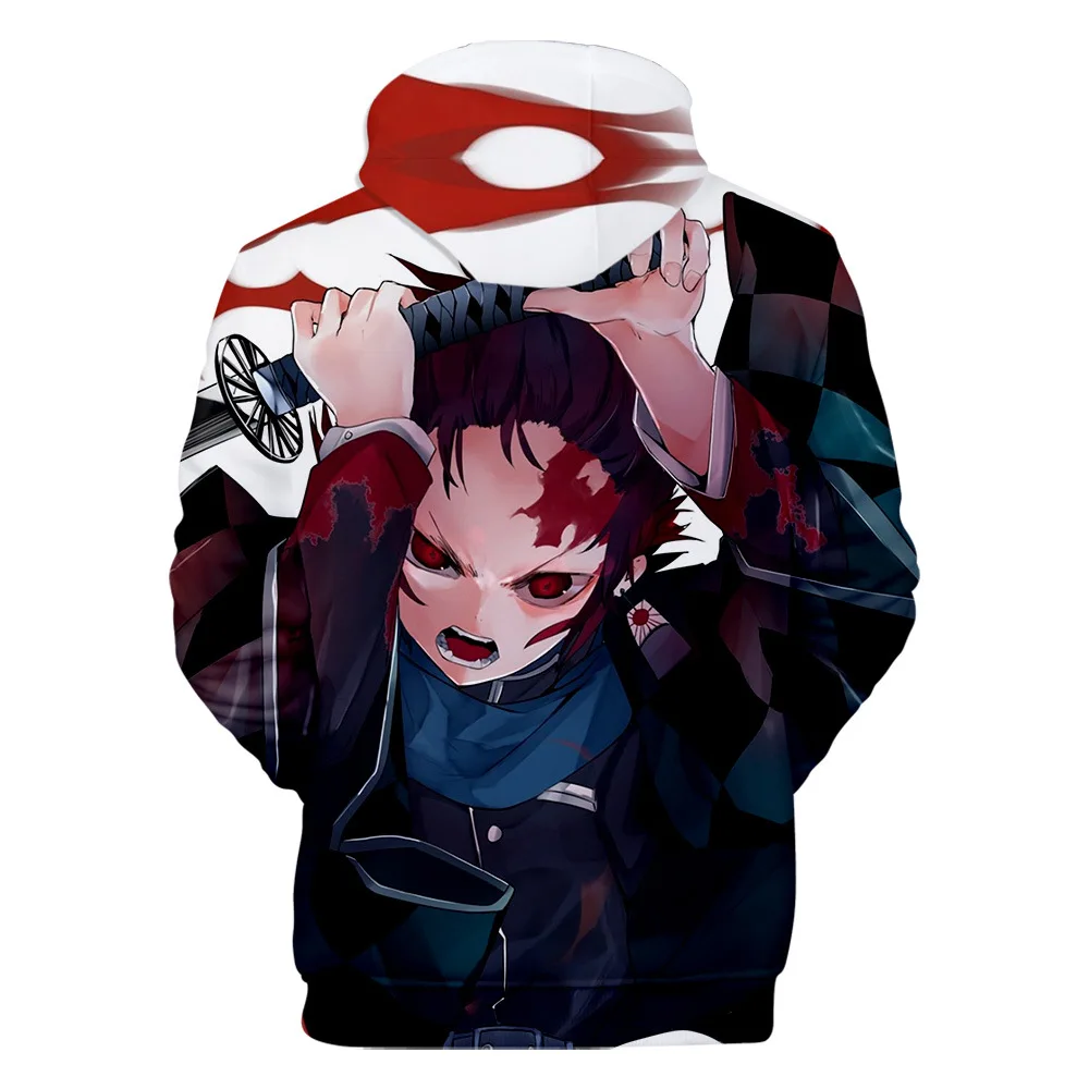 

OEM 3D print Hoodies Demon Slayer Adult unisex Anime pullover Low MOQ custom Made Kids Kimetsu no Yaiba hoodies, Mixed