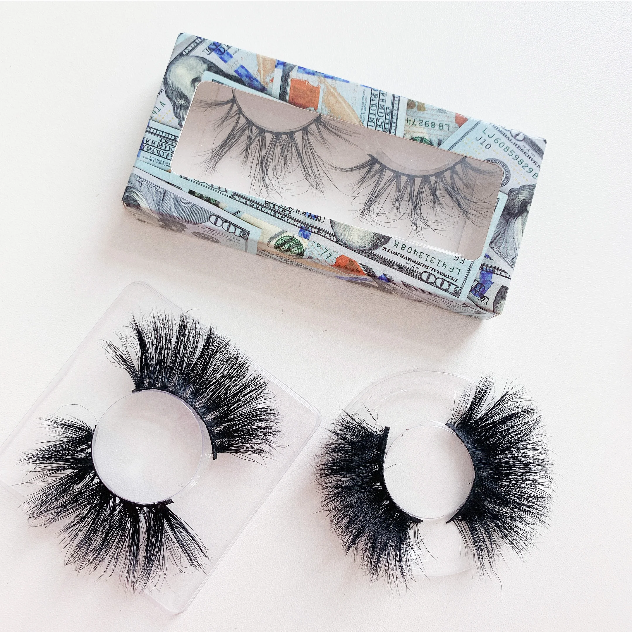 

Strip lashes cases private label eyelash vendor customized boxes15mm mink lashes wholesale vendor, Black color