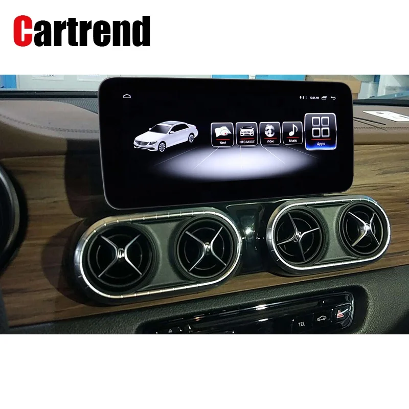 

Dashboard multimedia X class X200 round corner NTG5 screen X250 anti-glare 4g ram display X350 car navigation monitor HD 1920