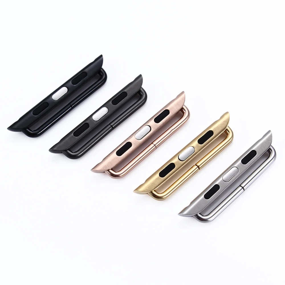 

KeepWin 316L Stainless Steel Apple watch Adapter for Watch Series 6 5 4 3 2 1 Watch Band Connector 38 40 42 44mm