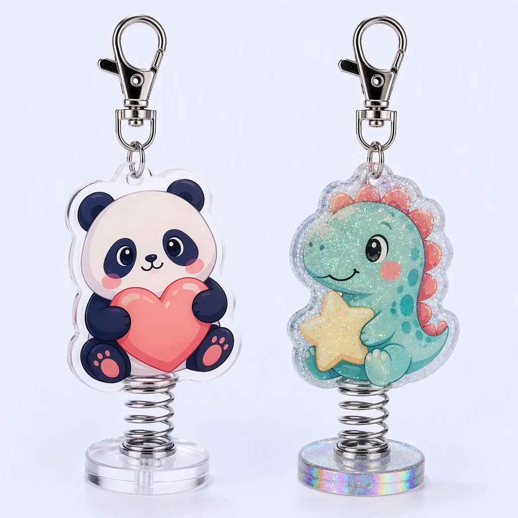 Glitter Dinosaur & Panda Duo