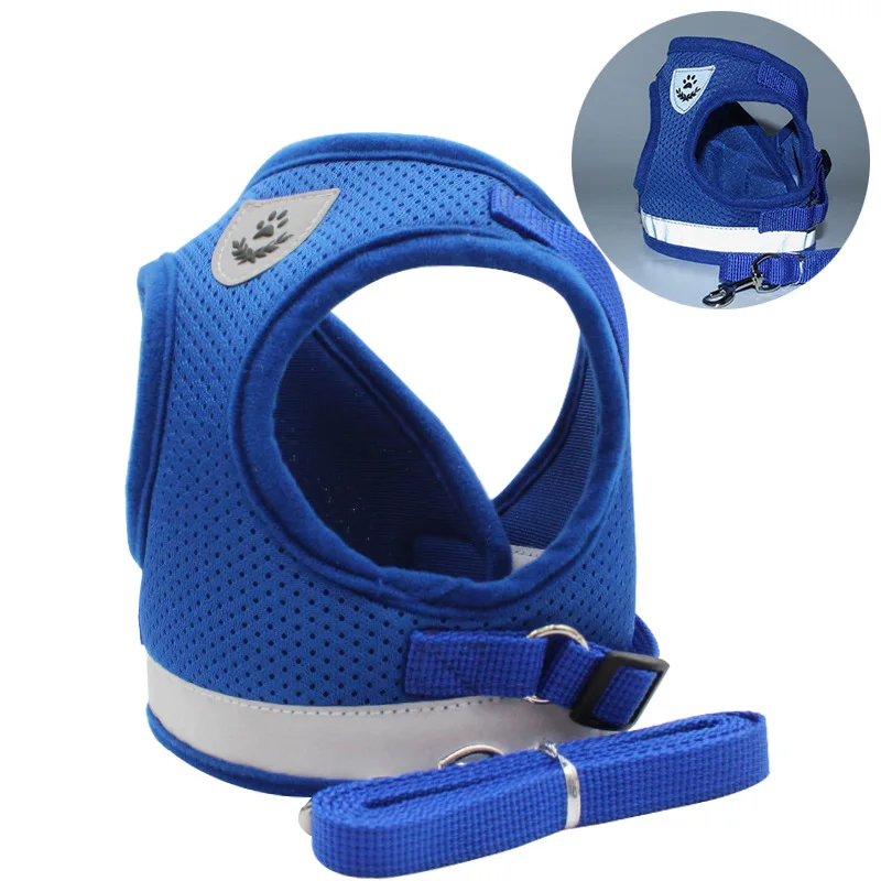 

pet chest harness vest-style dog leash reflective dog rope pet supplies