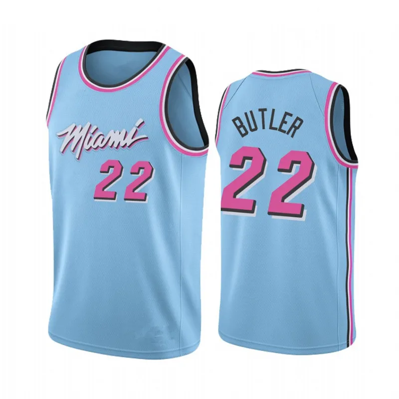newest customized embroidered mens #22 jimmy butler basketball