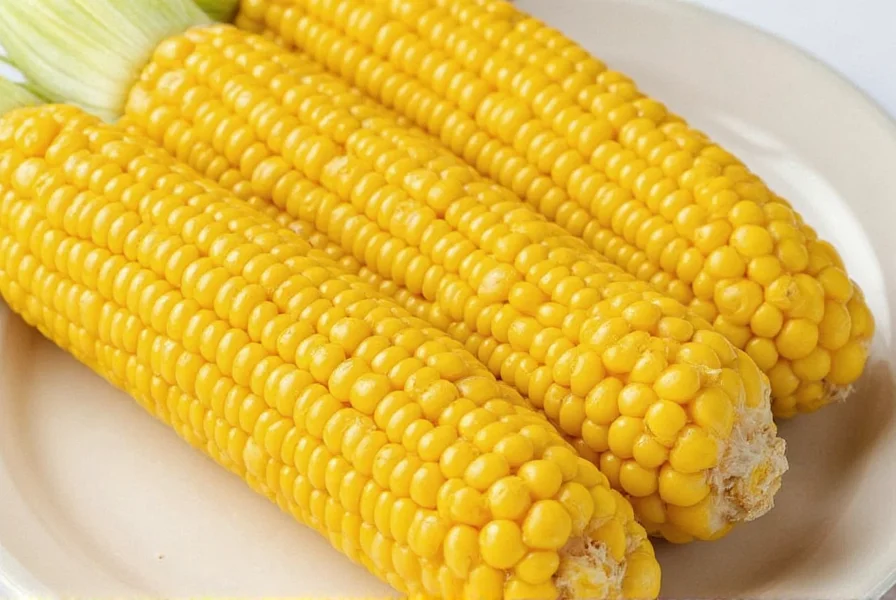 Corn on the cob with various spices