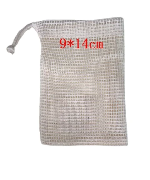 

Environmentally Friendly Fruit Mesh Bag Drawstring Beam Vegetable Cotton Net Storage Bag Spot Cotton Mesh Bag, Natural