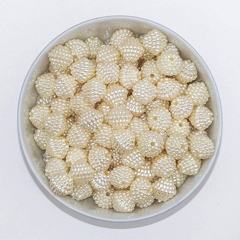 

Yuanfeng Bayberry Fix Fruit Ball 8mm Pearl Beads Plastic Pearl Beads Imitation Pearls, Pearl color as request