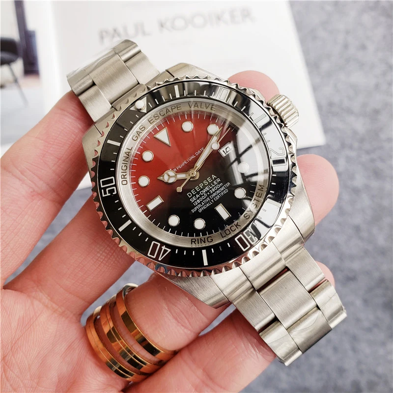 

Free shipping Noob Luxury classic 904 steel mechanical movement Sphire mirror waterproof luminous RollexXables