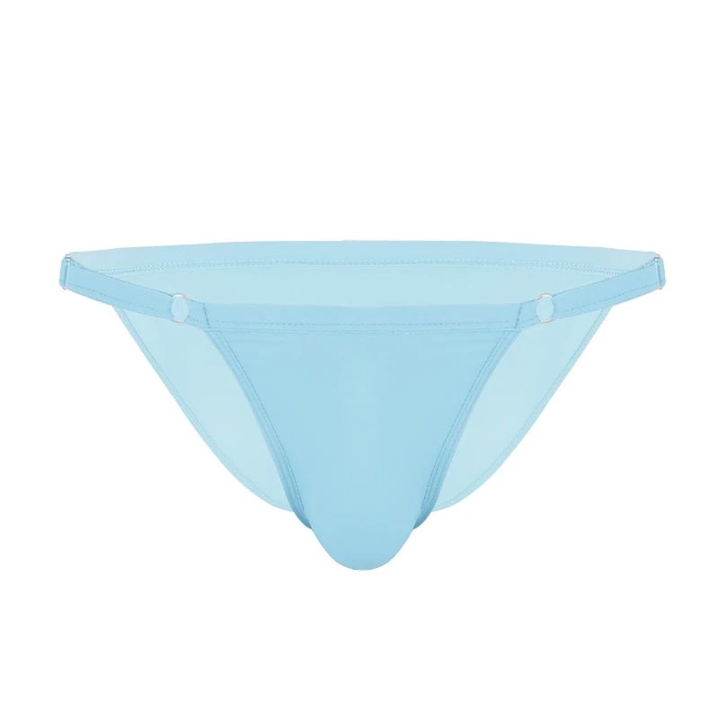 

Fashion Mens Silk Panties Swimming Suit Thong Low Rise Bikini Briefs Underwear