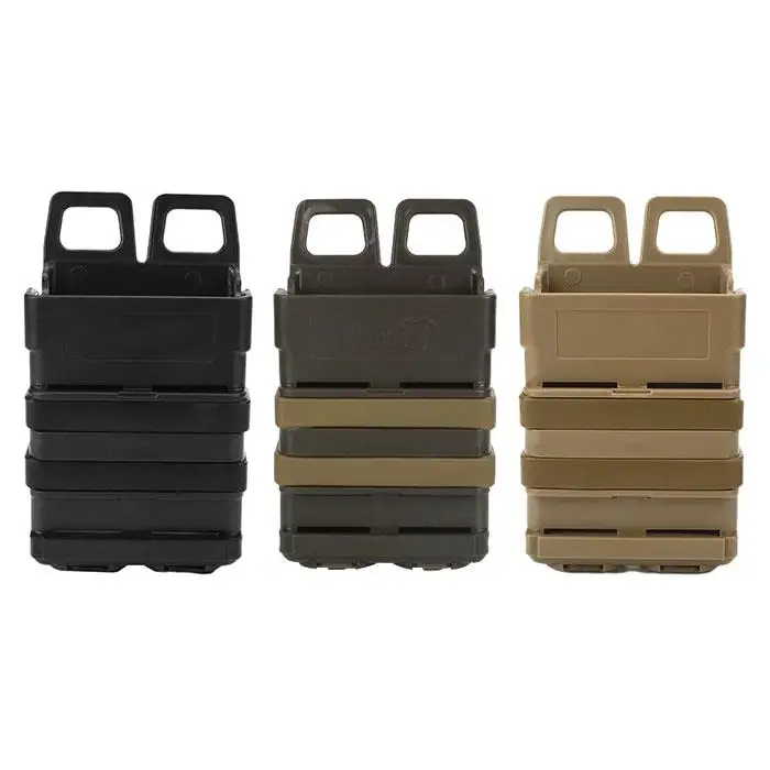 

Fyzlcion Tactical FastMag 5.56 .223 Magazine Pouch Fast Mag Holster for MOLLE System, Black