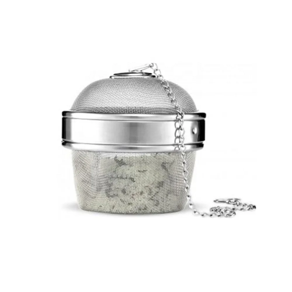

Stainless steel 3.5 inch bathtime Green Tea Bath Infuser Spice Ball Herb Infuser