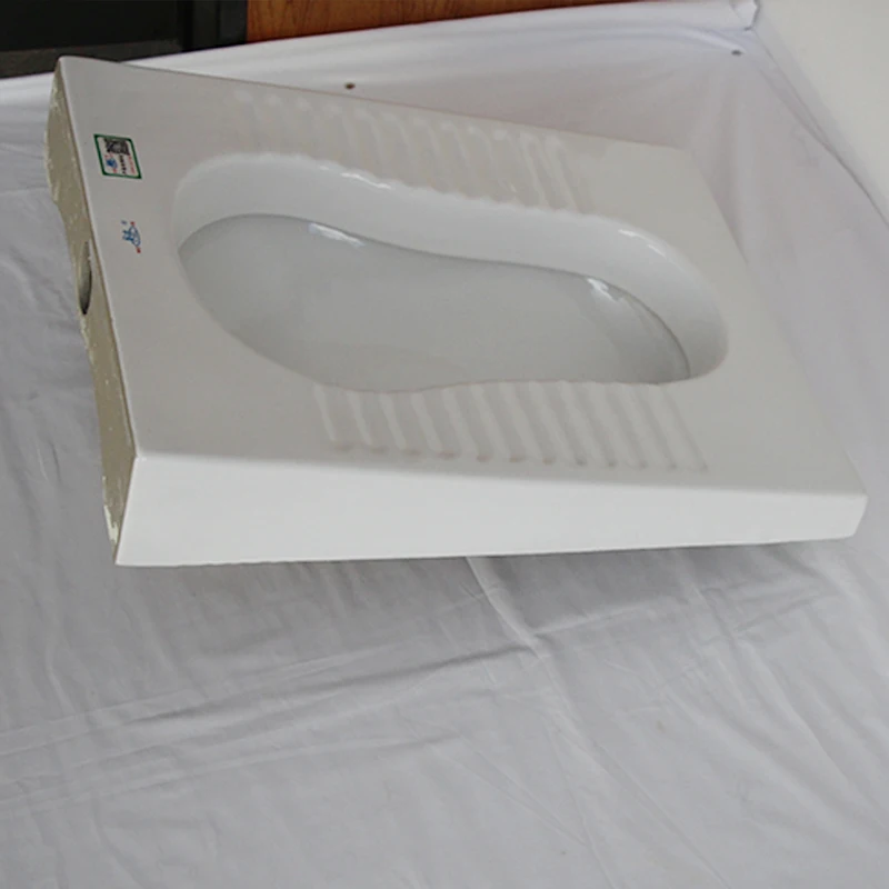 
Hotel White High temperature Glazed Ceramics Squat Pan Toilet Bathroom Accessories 