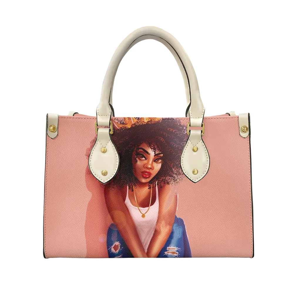 

New Design Fashion Trends Ladies Bags Ladies Handbag Purses And Handbags New Design Suka Sexy African Girl Avatar Pattern, Customized