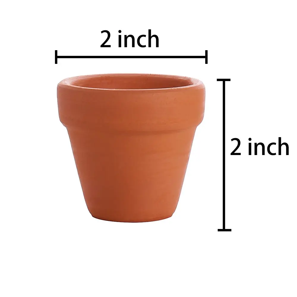 Tiny great pot. Горшки из терракотовой глины с большим дренажным отверстием.