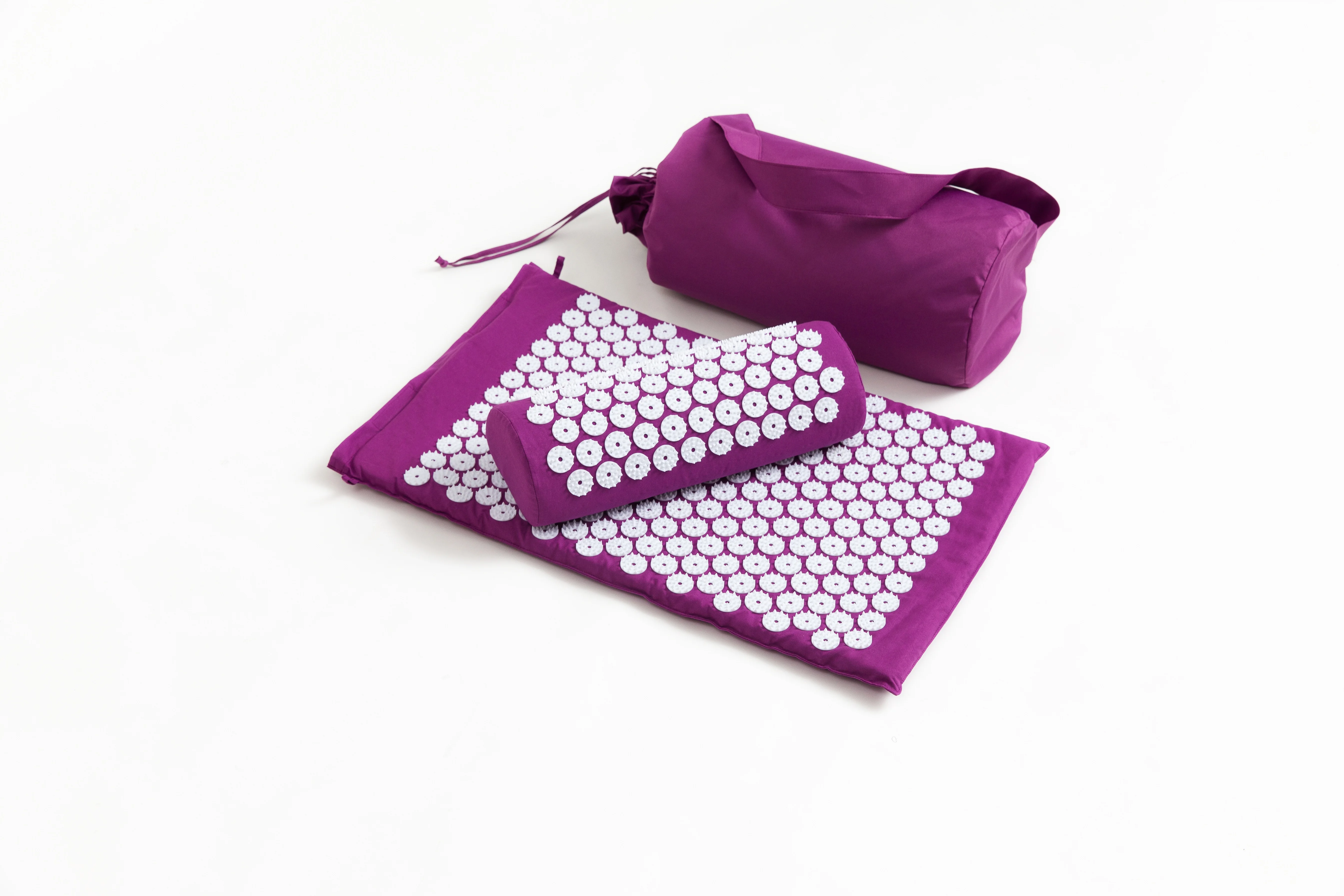 
Manufacturer Wholesale Fitness Accessories Massage mat Acupuncture mat with ABS needles and pillow 