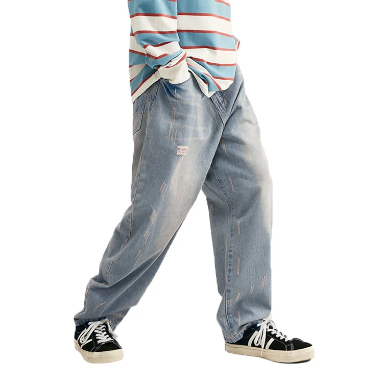 

Wholesale balloon fit hiphop hip hop men baggy jeans for boy, Customized color