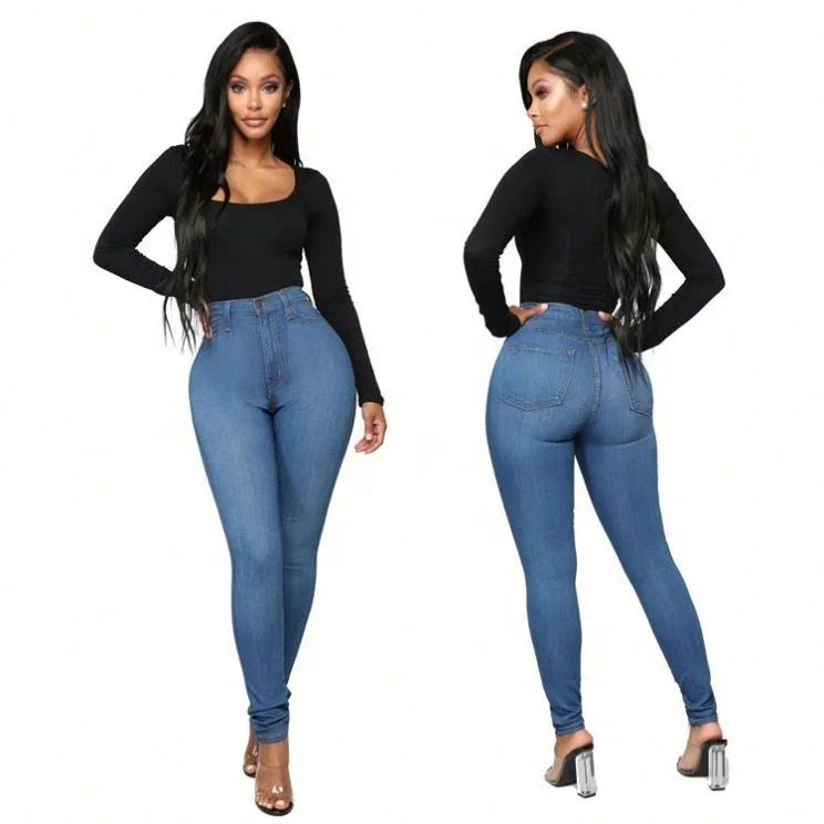 

Latest Design High Waist Elastic Pants Pencil Leggings Streetwear Womens Fashion Clothing