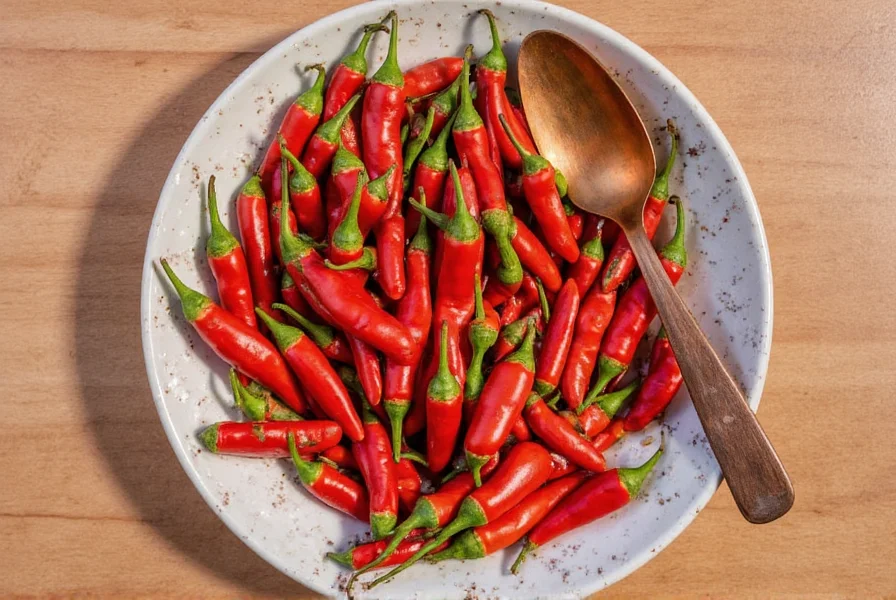 Stored Chile de Árbol Peppers