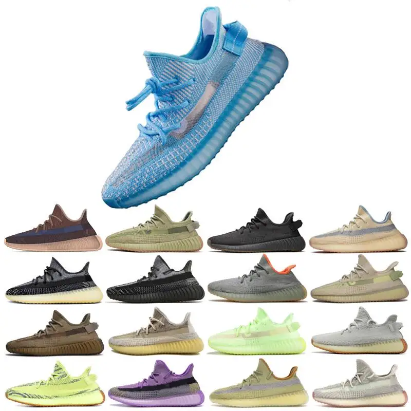 

2021 new men and women yeezy 350 sneakers wholesale shoes men free shiping, 20 colors