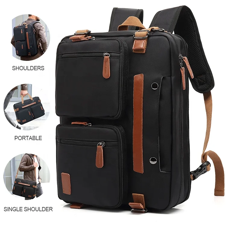 

2021 Hot Custom 3 In 1 Multifunction Travel 17 Inch Laptop Bag Waterproof Mens Business 15 Inches Laptop Backpack School Bag Men