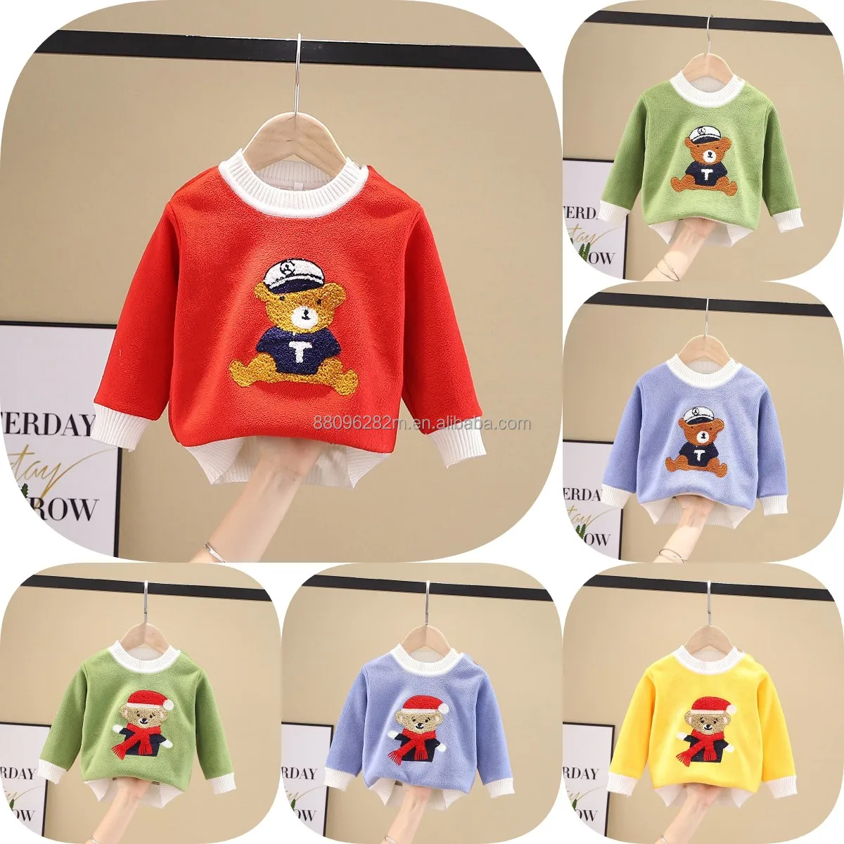 

New children's knitwear children's sweater baby jacket children's long sleeve autumn/winter girl's sweater