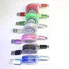 Retractable LED Micro USB Data Line Sync Charger Cable Cord