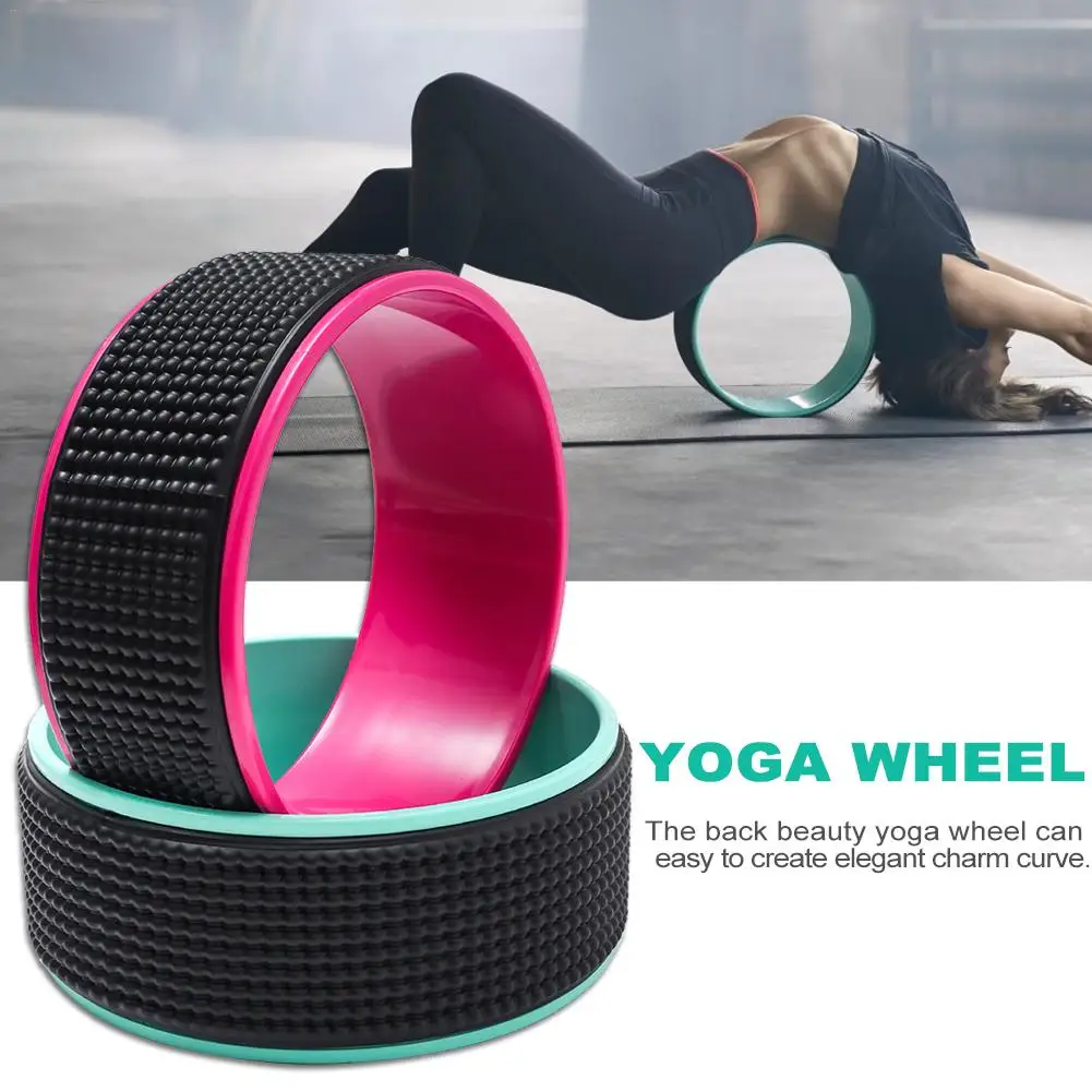 

Prop Wheel Spine Relaxing Pilates Yoga Circles Gym Workout Back Training Tool For Bodybuilding Fitness