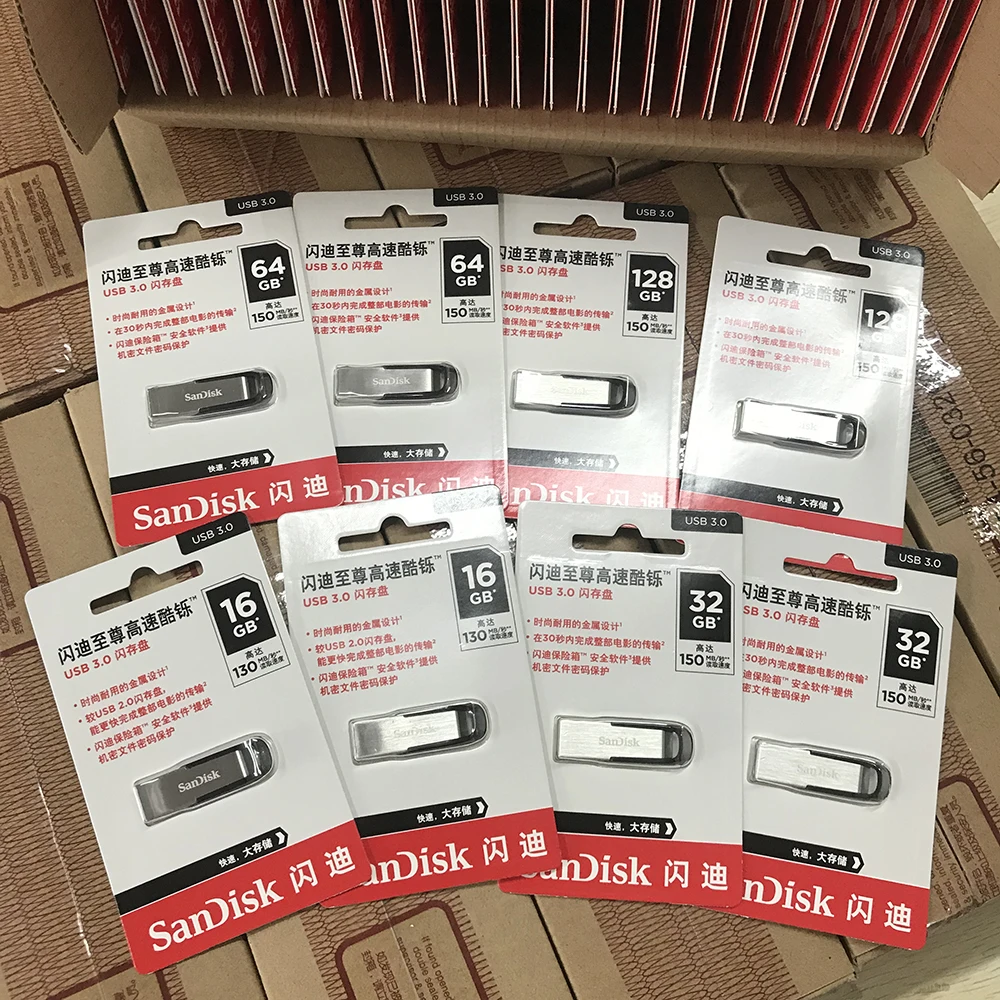 Wholesale Sandisk Ultra Flair Cz73 Usb Flash Drive 128gb 64gb 32gb 16gb