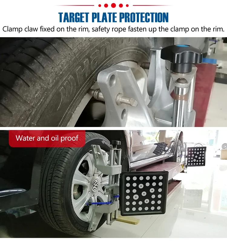 wheel alignment target reflector