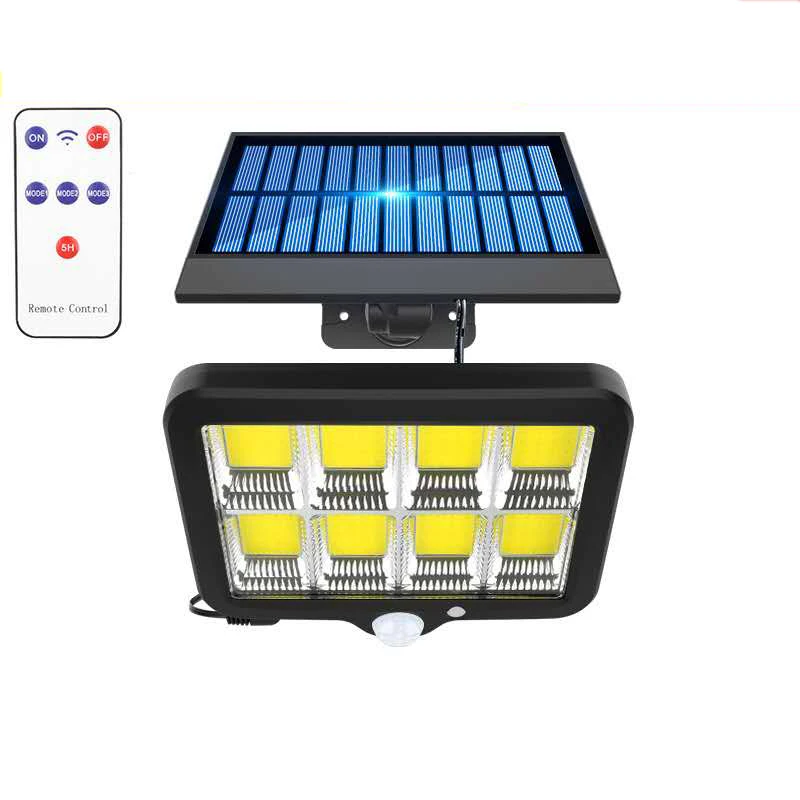 Split type solar 56led induction wall light 100COB split type indoor outdoor courtyard garage light