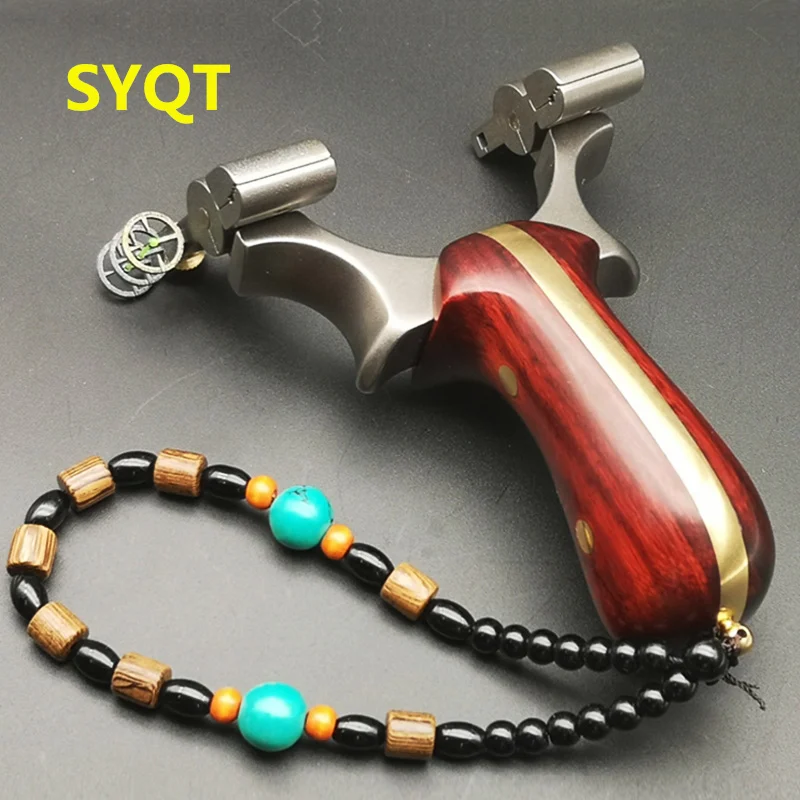 

98K Slingshot Stainless Steel High Power Slingshot High Precision Slingshot Shooting Hunting Profession Bow Head Can Be Rotated