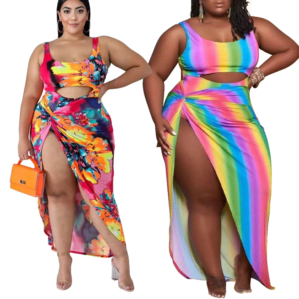 

Custom Logo Two Pieces Women Halter Swimwear Plus Size Cover Up Swimsuit Sexy Printed Bikini, Customized color