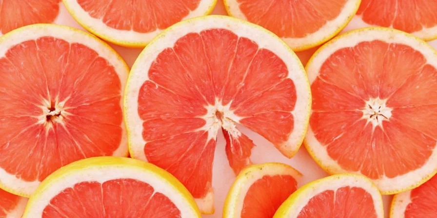 Freshly grated grapefruit zest in a small bowl