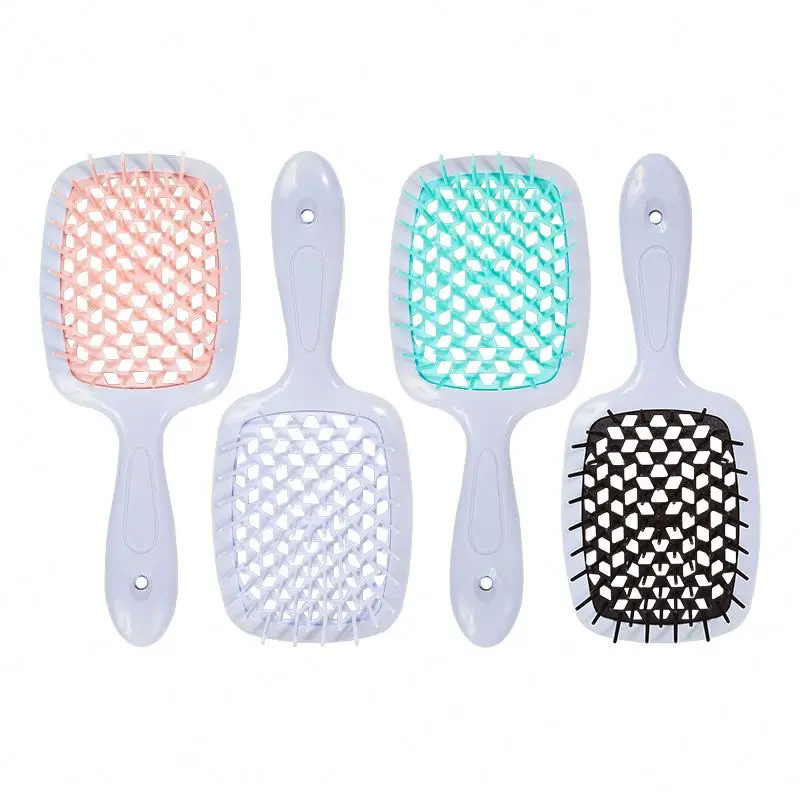 

Hollow out massage comb hair skin head meridians men and women fluffy shape spareribs comb hair tools