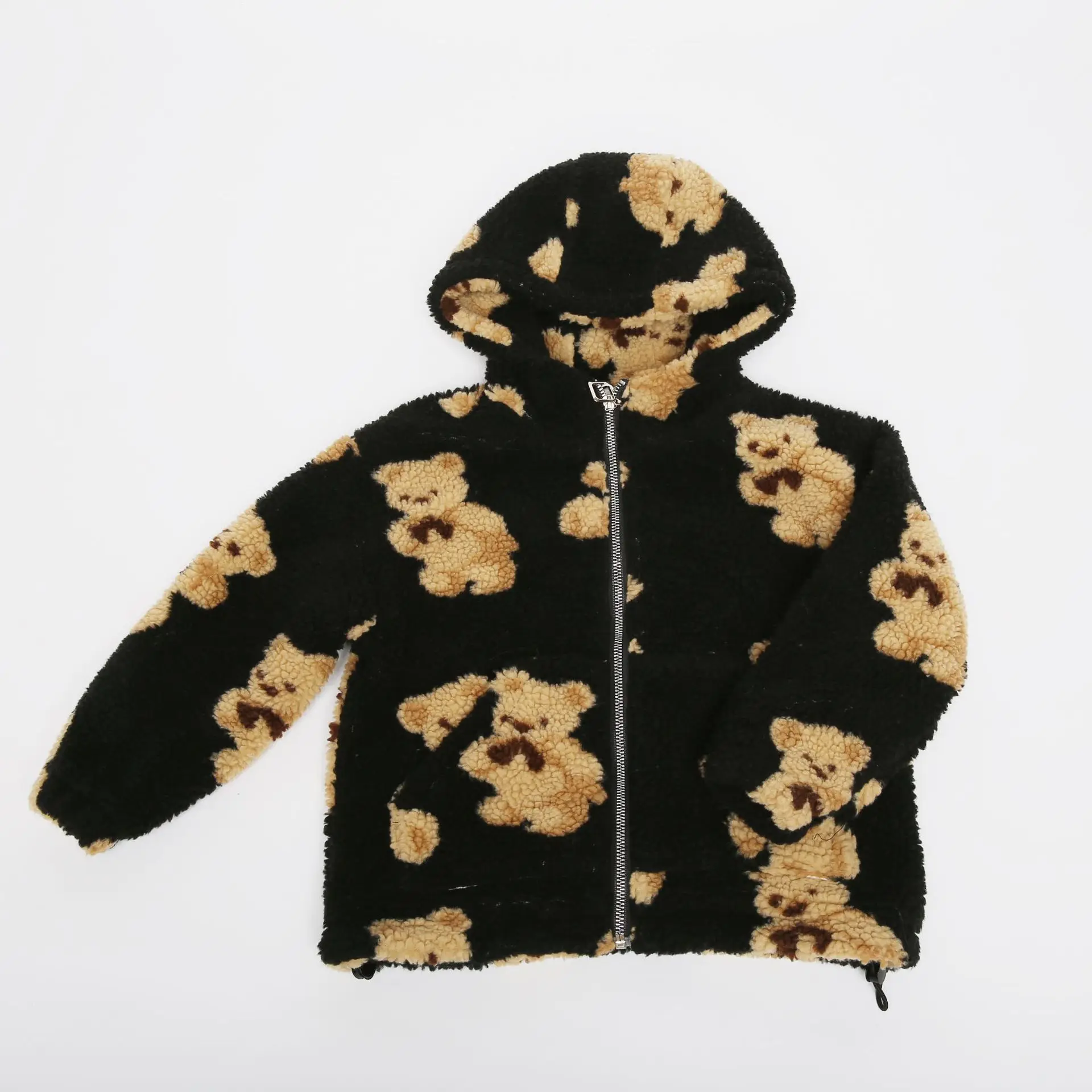 

Children's winter coat wholesale girls lamb hair cartoon coat new thick bear coat