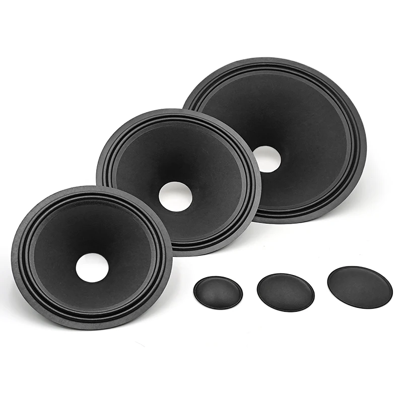 

Car Speaker 8" 10" 18" 21" Professional Subwoofer Cone Cloth Edge 12 15 Inch Speaker Paper Cones For speaker, Black