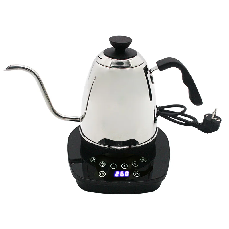 Stainless Steel Kettle Gooseneck Electrical Water Boiler With Adjustable Temperature Controller