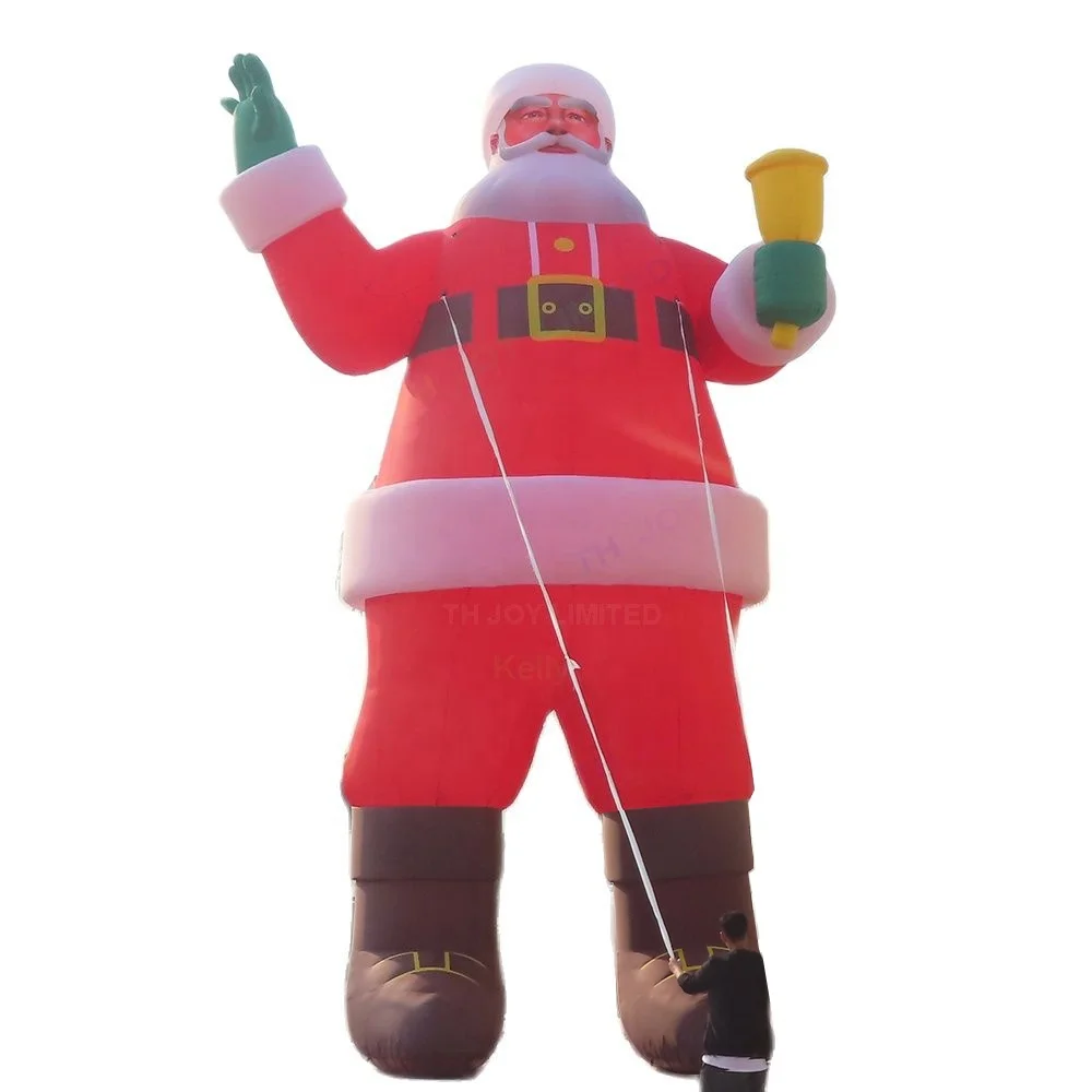 

Free Door Shipping 12m High Giant Christmas Inflatables outdoors Santa Claus Cartoon Model for Sale