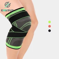 

Enerup Nylon Anti Slip Silicone Patella Knee Wraps Pad Sleeve Support Brace With Strap