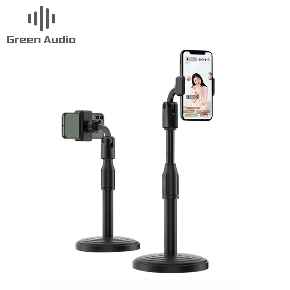 

GAZ-28S 2020 Amazon 360 rotation smart shooting face make photo and video vlog live smart cell mobile phone holder stand, Black