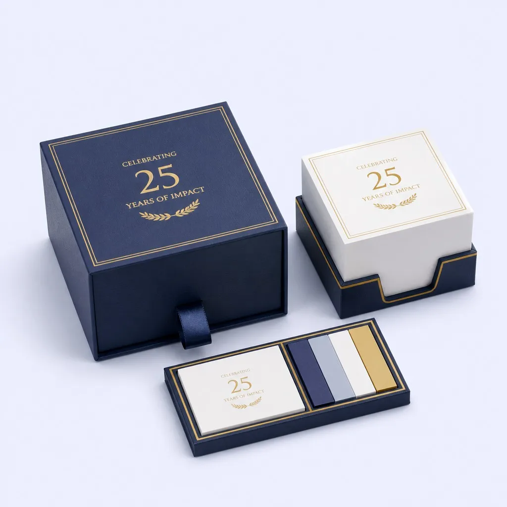 Full Corporate Milestone Keepsake Stationery Suite