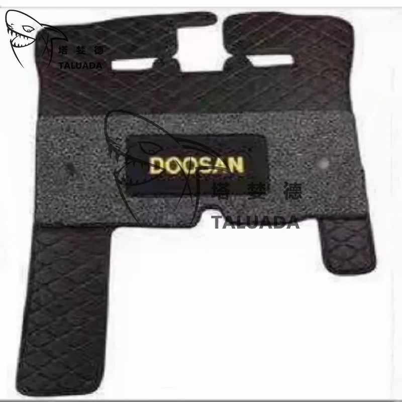 TALUADA Doosan Cab Mat Floor Rubber Excavator Cab Carpet Dx150 Dx215-9c Dx260 DX300 Dx380 Foot Pad Foot Leather Floor Mat Gasket