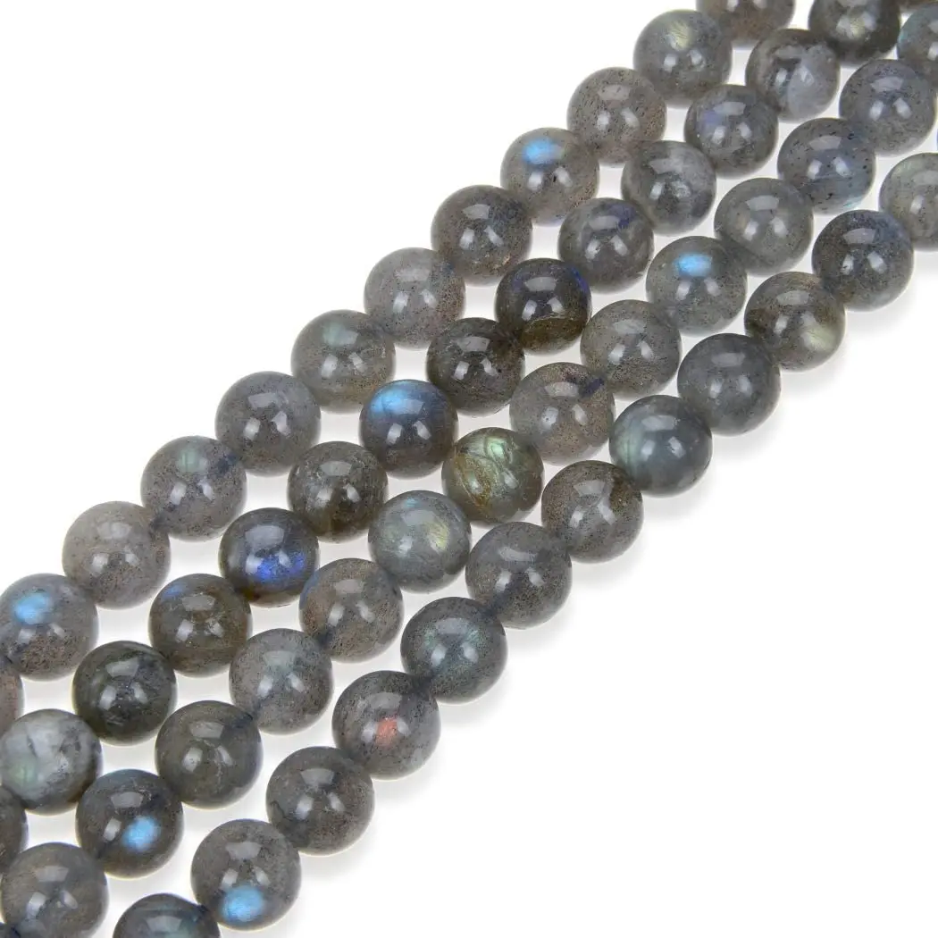 

Natural Labradorite Round Beads for Jewelry Making DIY Gemstone Beaded Necklace 15.5Inch Wholesale 3/4/6/8/10/12/14MM