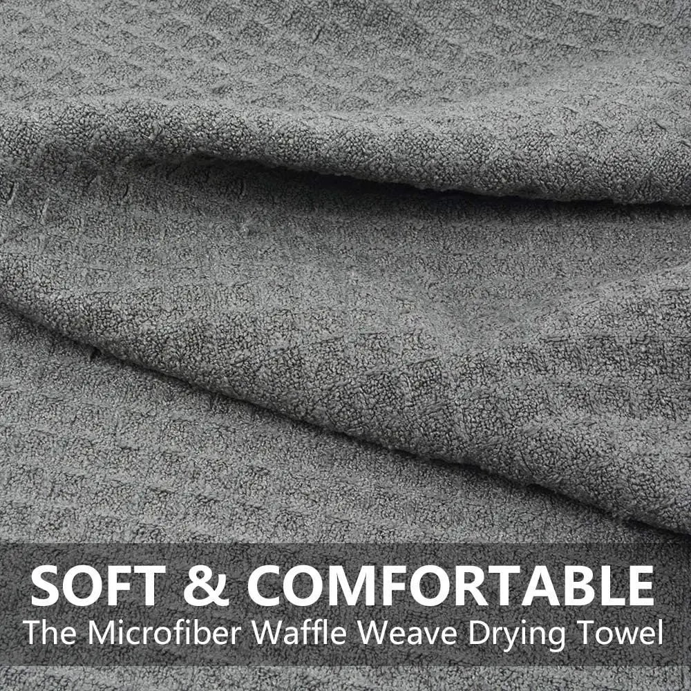 waffle weave car  washing towel 