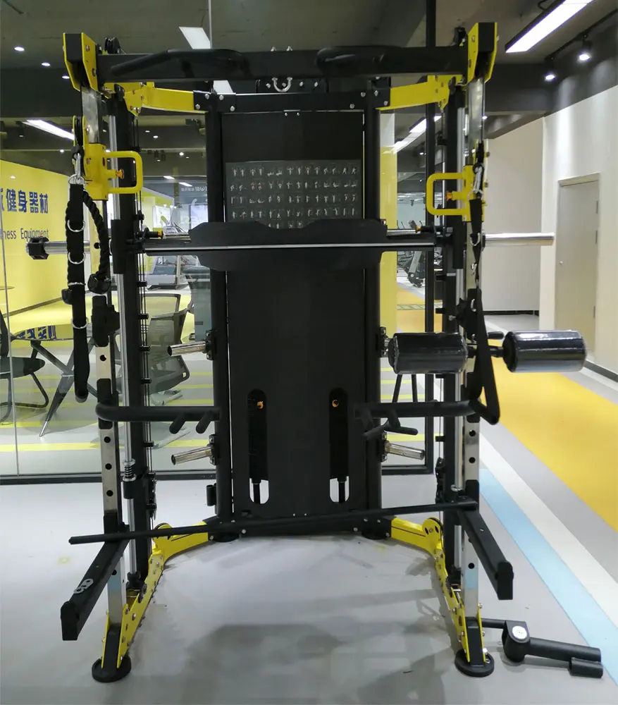 

Commercial use Fitness Equipment multi home power rack gym equipment all in one smith machine