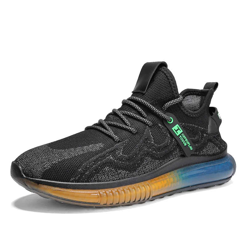 

2021 Mens Sneaker Fashion Design Lightweight Breathable Men Shoes High Quality Lace Up Men Casual Sport Shoes Zapatillas Hombre, Optional