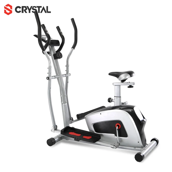 

SJ-2970 Wholesale Home exercise machine magnetic control smooth quiet elliptical trainer, Sliver&customized