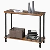 Unique Furniture Manufacturing French Country Entry Table Metal Wood High Hallway Long Narrow Sofa Table