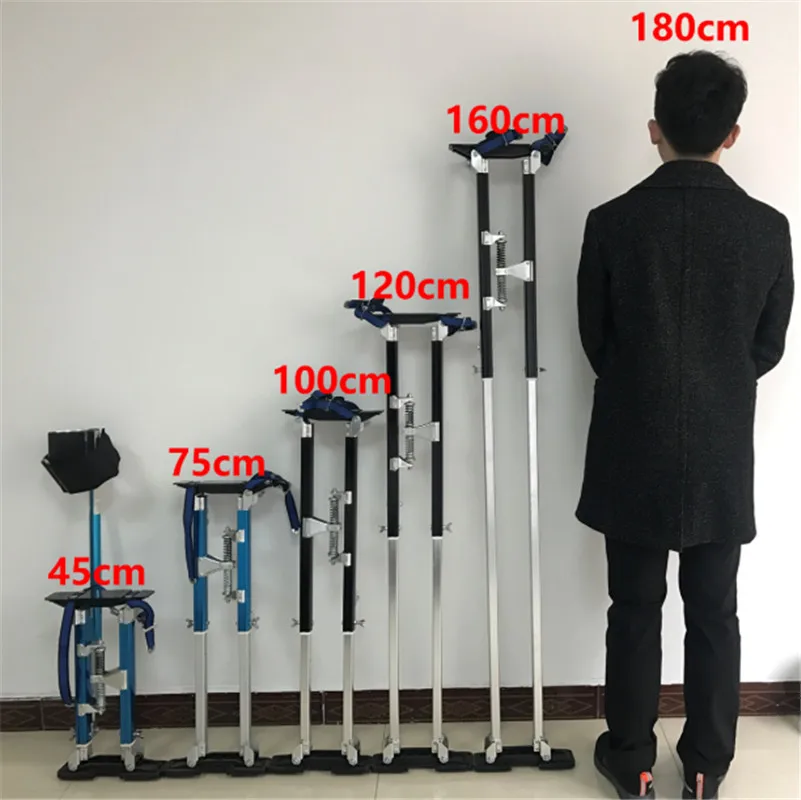 

24"-40" Aluminum Adjustable Tool Drywall Stilts for Taping Painting Painter decoration, Rgb